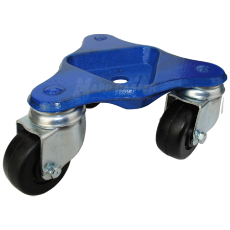 Mapp Caster Heavy Duty Tri-Wheel Dolly with 3" Rubber Wheels - 840 Lbs Cap. 56403OH